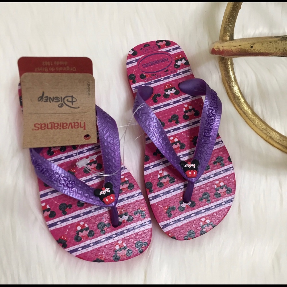 NWT Havaianas Disney Minnie Mouse Sandals